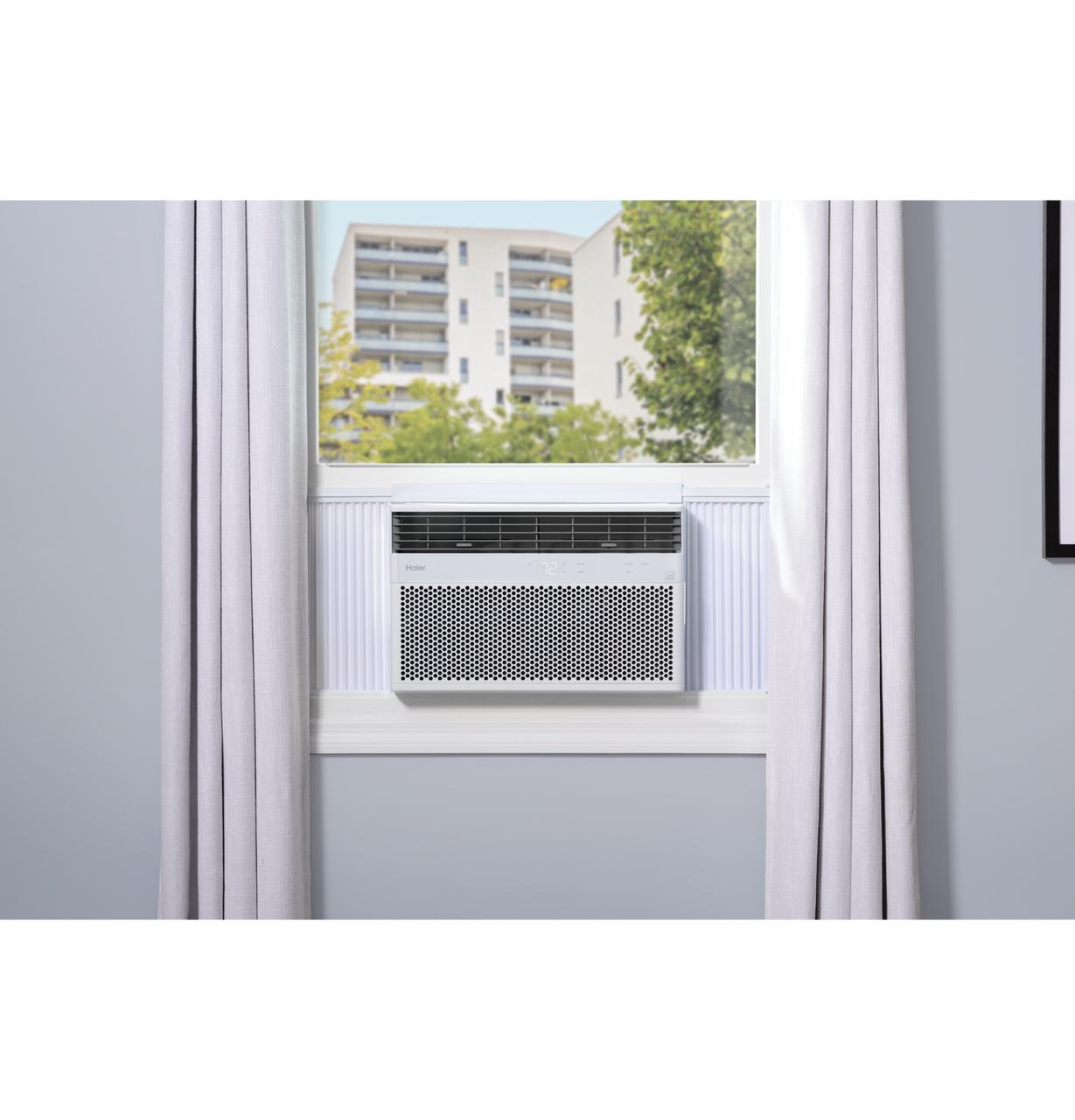 Haier QHEK08AC Haier 8,000 Btu Smart Electronic Window Air Conditioner For Medium Rooms Up To 350 Sq. Ft.