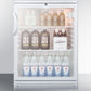 Summit SCR600GLBI Commercially Listed 5.5 Cu.Ft. Built-In Undercounter Beverage Center In A 24