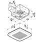 Broan AER110RGBL Broan-Nutone® Wall Vent Kit, 3