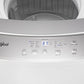 Whirlpool WET4024HW 1.6 Cu.Ft Electric Stacked Laundry Center 6 Wash Cycles And Autodry