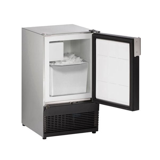 U-Line ULNSS98NF03A 15" Crescent Ice Maker With Stainless Solid Finish (115 V/60 Hz Volts /60 Hz Hz)