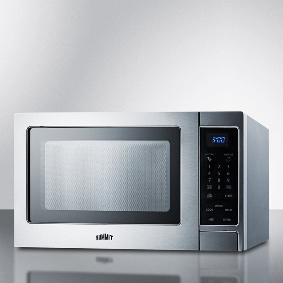 Summit SCM853 Stainless Steel Microwave Oven With Digital Touch Controls; Replaces Scm852