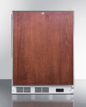 Summit VT65ML7BIFRADA Commercial Ada Compliant Built-In Medical All-Freezer With Lock, Capable Of -25 C Operation; Door Accepts Slide-In Panels