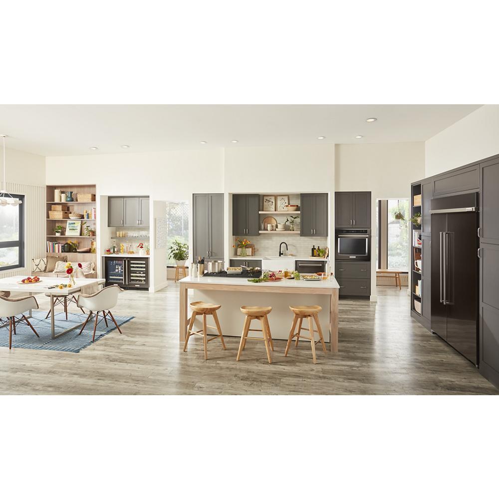 Kitchenaid KBSN708MBS 30 Cu. Ft. 48" Built-In Side-By-Side Refrigerator With Printshield™ Finish