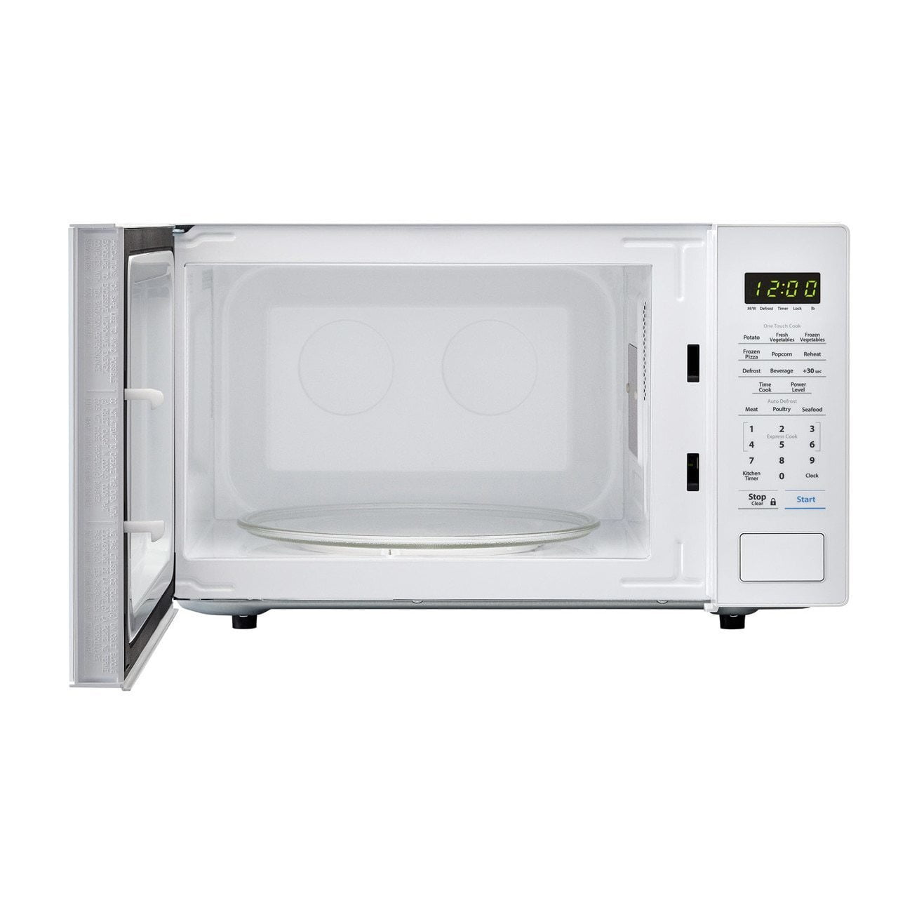 Sharp SMC1131CW 1.1 Cu. Ft. 1000W Sharp Countertop White Microwave