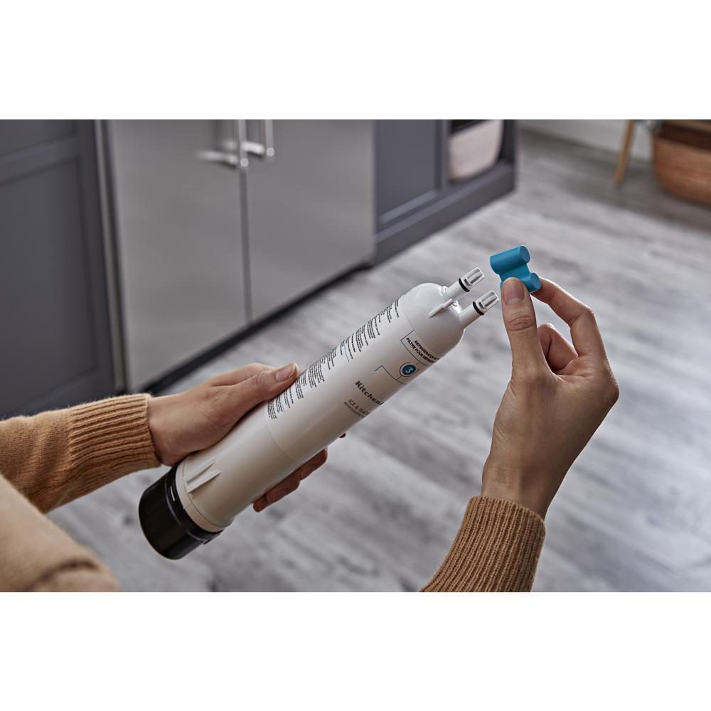 Kitchenaid KBSN708MPA 30 Cu. Ft. 48"" Built-In Side-By-Side Refrigerator With Panel-Ready Doors