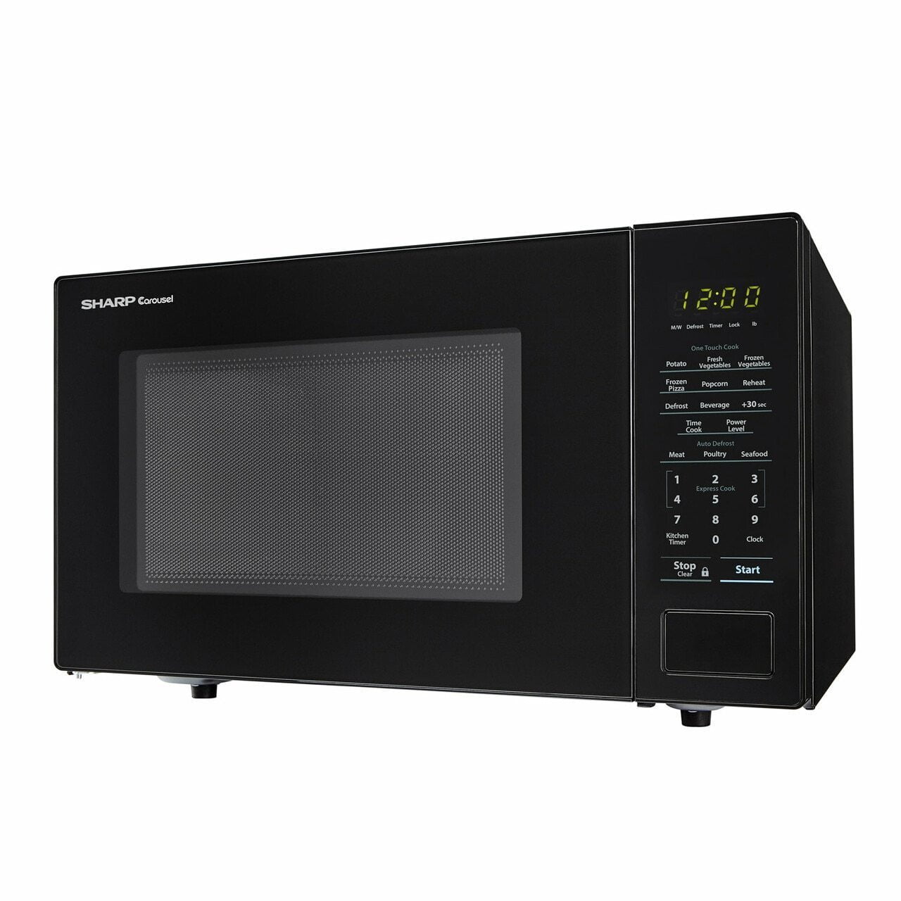 Sharp SMC1131CB 1.1 Cu. Ft. 1000W Sharp Countertop Black Microwave