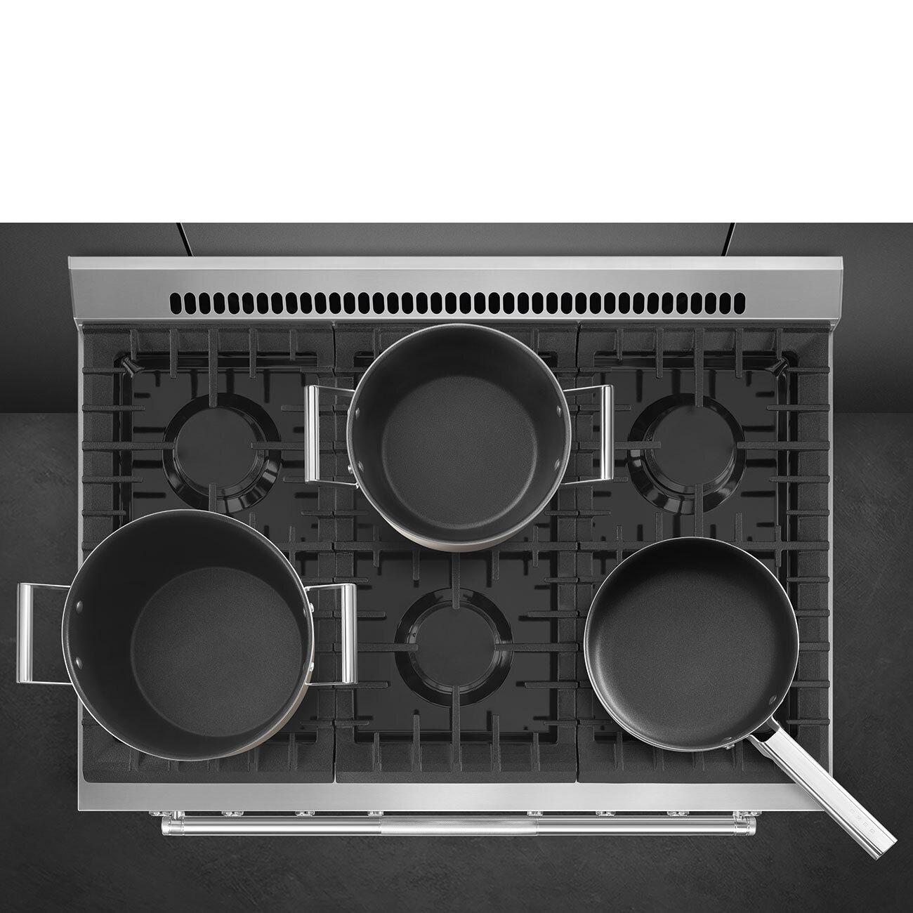 Smeg SPR36UGGX Range Stainless Steel Spr36Uggx