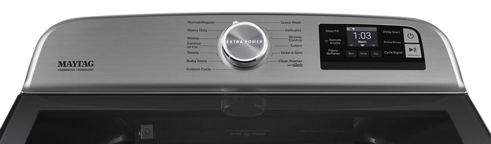 Maytag MVW7230HC Smart Capable Top Load Washer With Extra Power Button - 5.2 Cu. Ft.