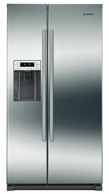 Bosch B20CS30SNS 300 Series Freestanding Counter-Depth Side-By-Side Refrigerator 36'' Easy Clean Stainless Steel B20Cs30Sns
