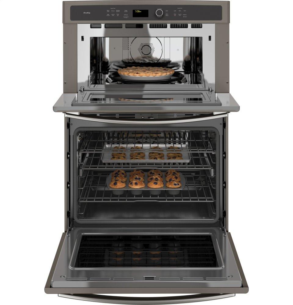 Ge Appliances PT7800EKES Ge Profile&#8482; 30" Built-In Combination Convection Microwave/Convection Wall Oven