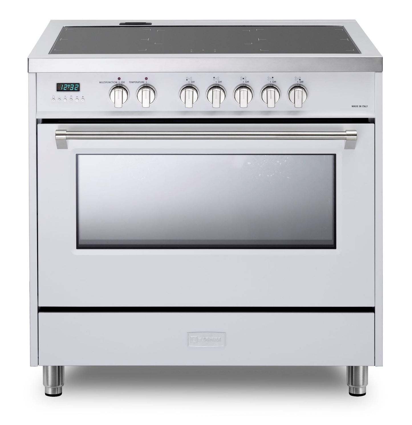 Verona VDFSIE365W Designer 36" Induction Single Oven Range - White