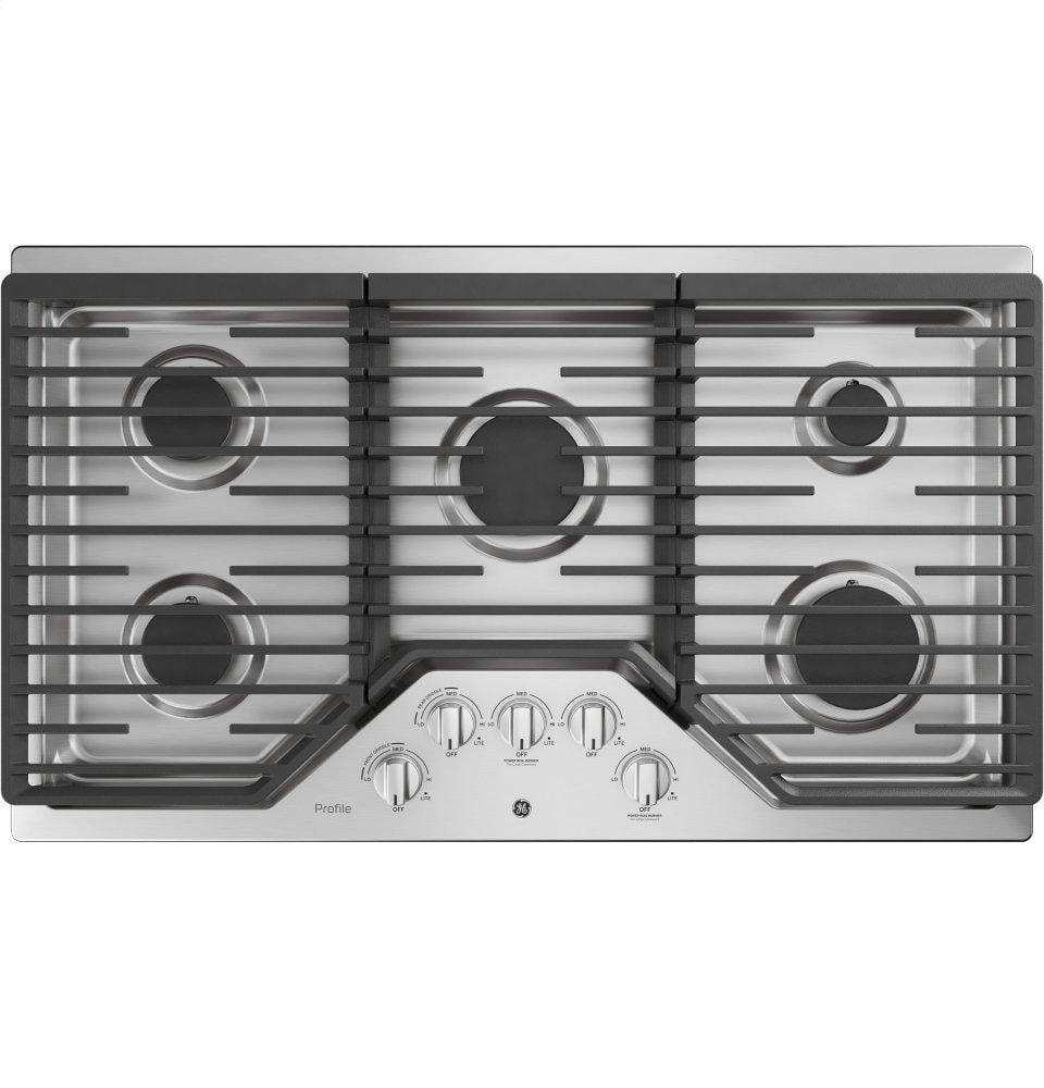 Ge Appliances PGP7036SLSS Ge Profile™ 36" Built-In Gas Cooktop With Optional Extra-Large Cast Iron Griddle