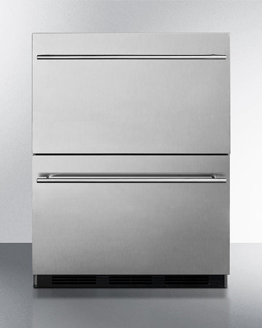 Summit SP6DBS2D7 24" Wide 2-Drawer All-Refrigerator