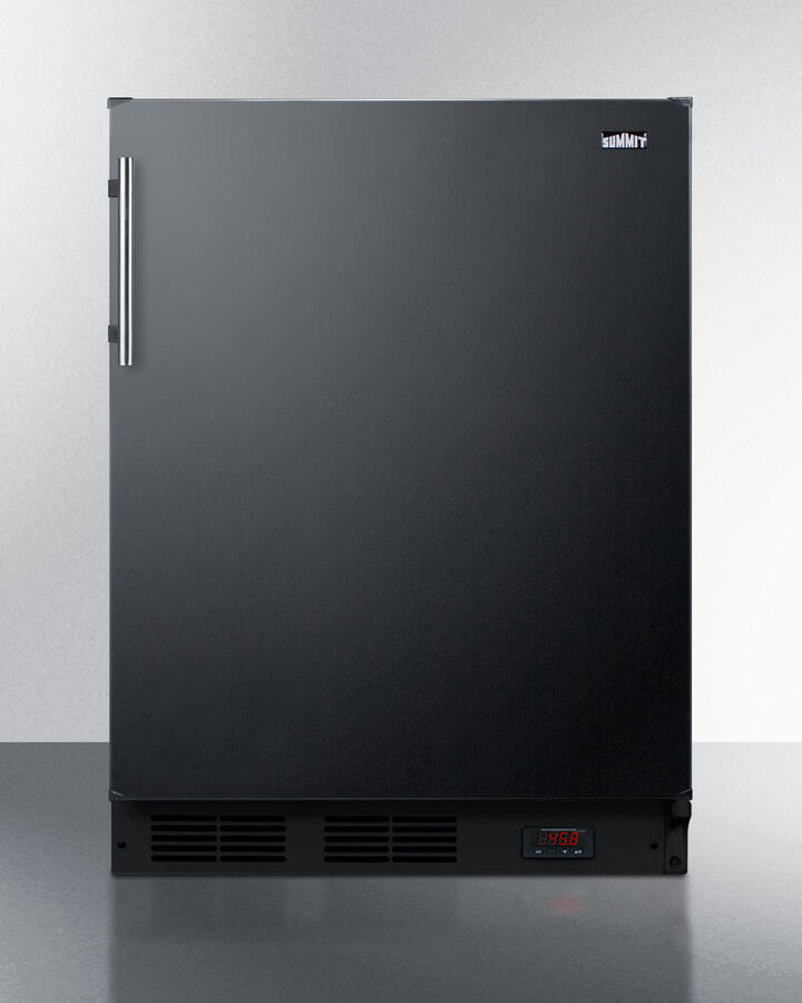 Summit FF63BBIDTPUB Built-In Undercounter Craft Beer Pub Cellar In Black With Digital Thermostat And Deluxe Interior