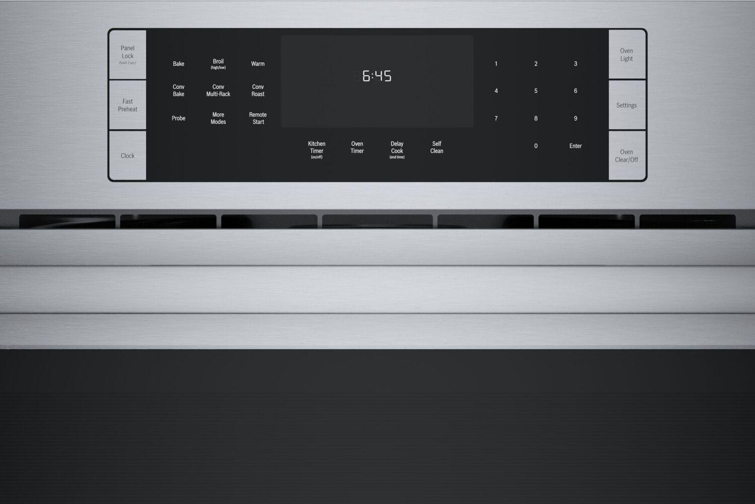 Bosch HBL8454UC 800 Series Single Wall Oven 30'' Stainless Steel Hbl8454Uc
