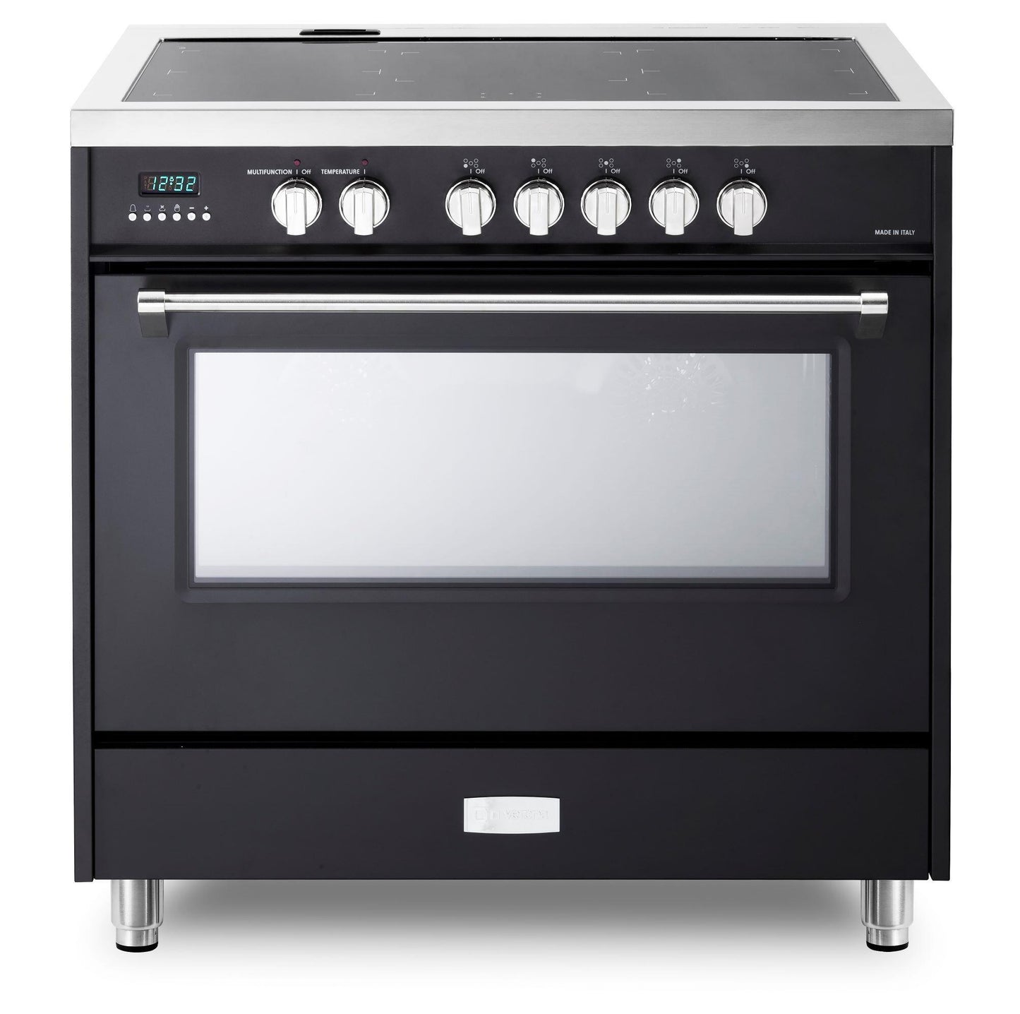 Verona VDFSIE365E Matte Black 36" Designer Induction Range