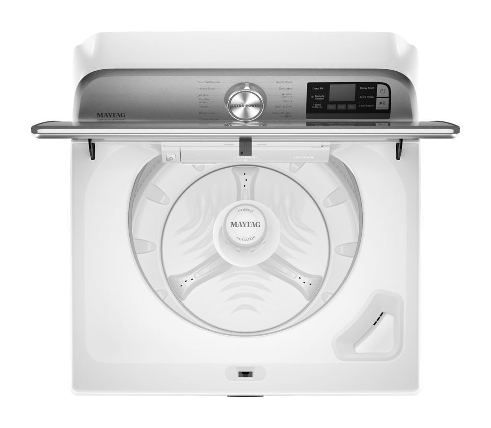 Maytag MVW7230HW Smart Capable Top Load Washer With Extra Power Button - 5.2 Cu. Ft.