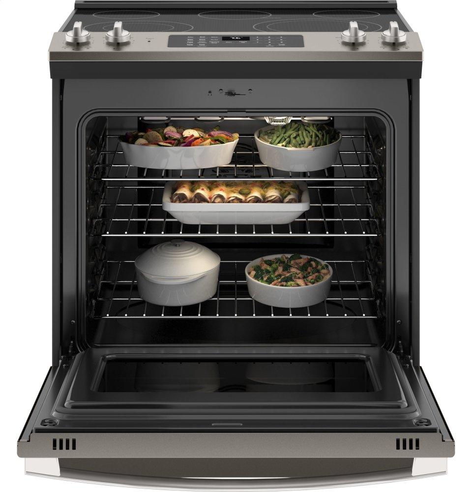 Ge Appliances JS760EPES Ge® 30" Slide-In Electric Convection Range With No Preheat Air Fry