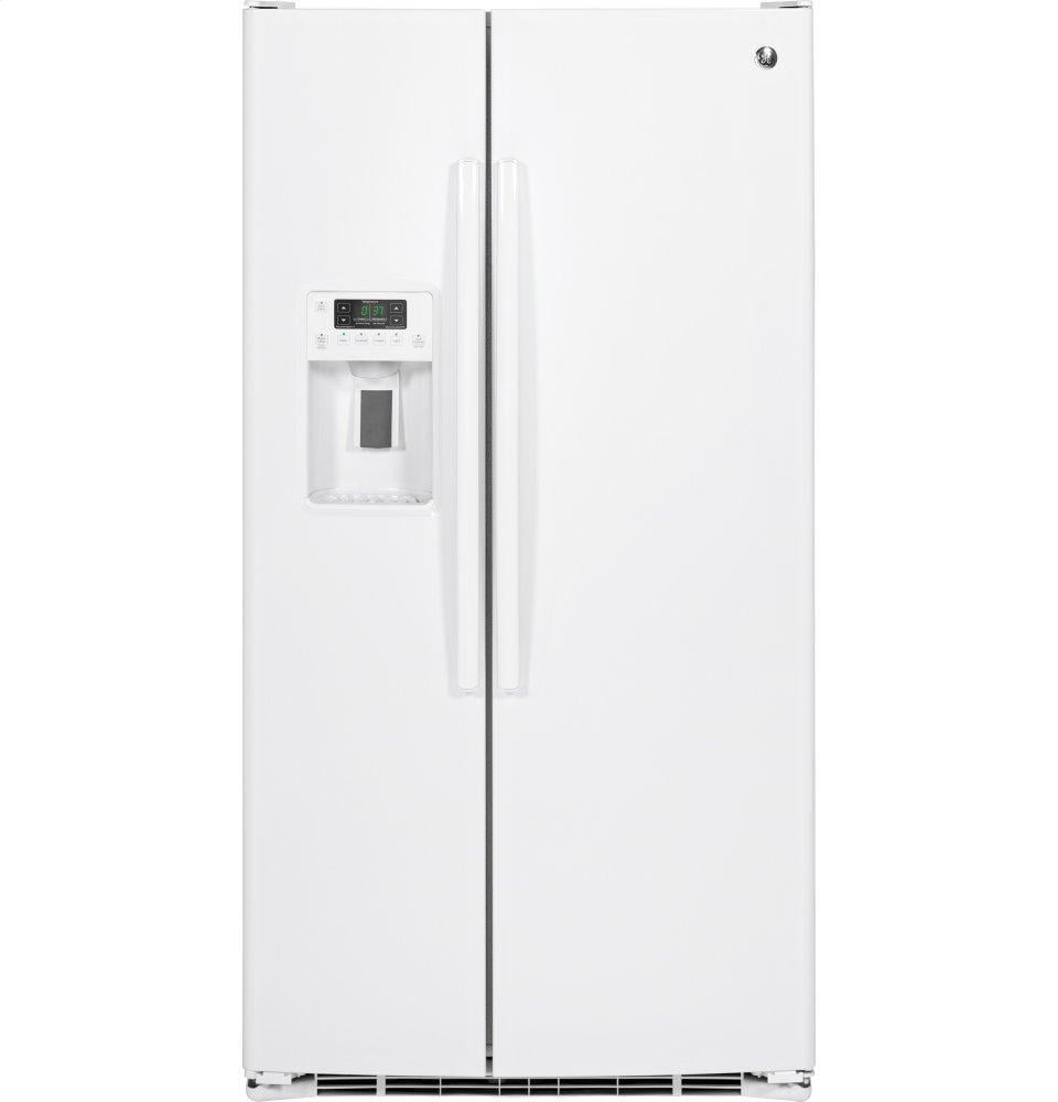 Ge Appliances GSE25GGHWW Ge® Energy Star® 25.3 Cu. Ft. Side-By-Side Refrigerator