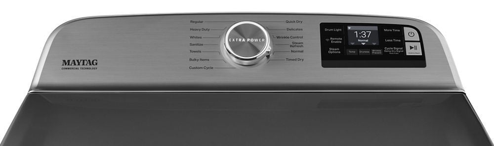 Maytag MGD7230HC Smart Capable Top Load Gas Dryer With Extra Power Button - 7.4 Cu. Ft.