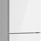 Bosch B24CB80ESW 800 Series Free-Standing Fridge-Freezer With Freezer At Bottom, Glass Door 24