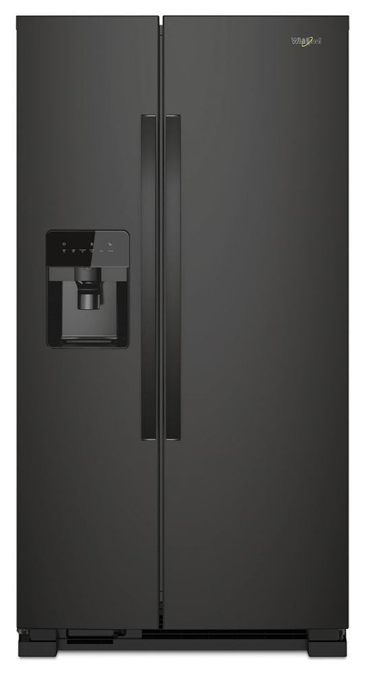 Whirlpool WRS335SDHB 36-Inch Wide Side-By-Side Refrigerator - 25 Cu. Ft.