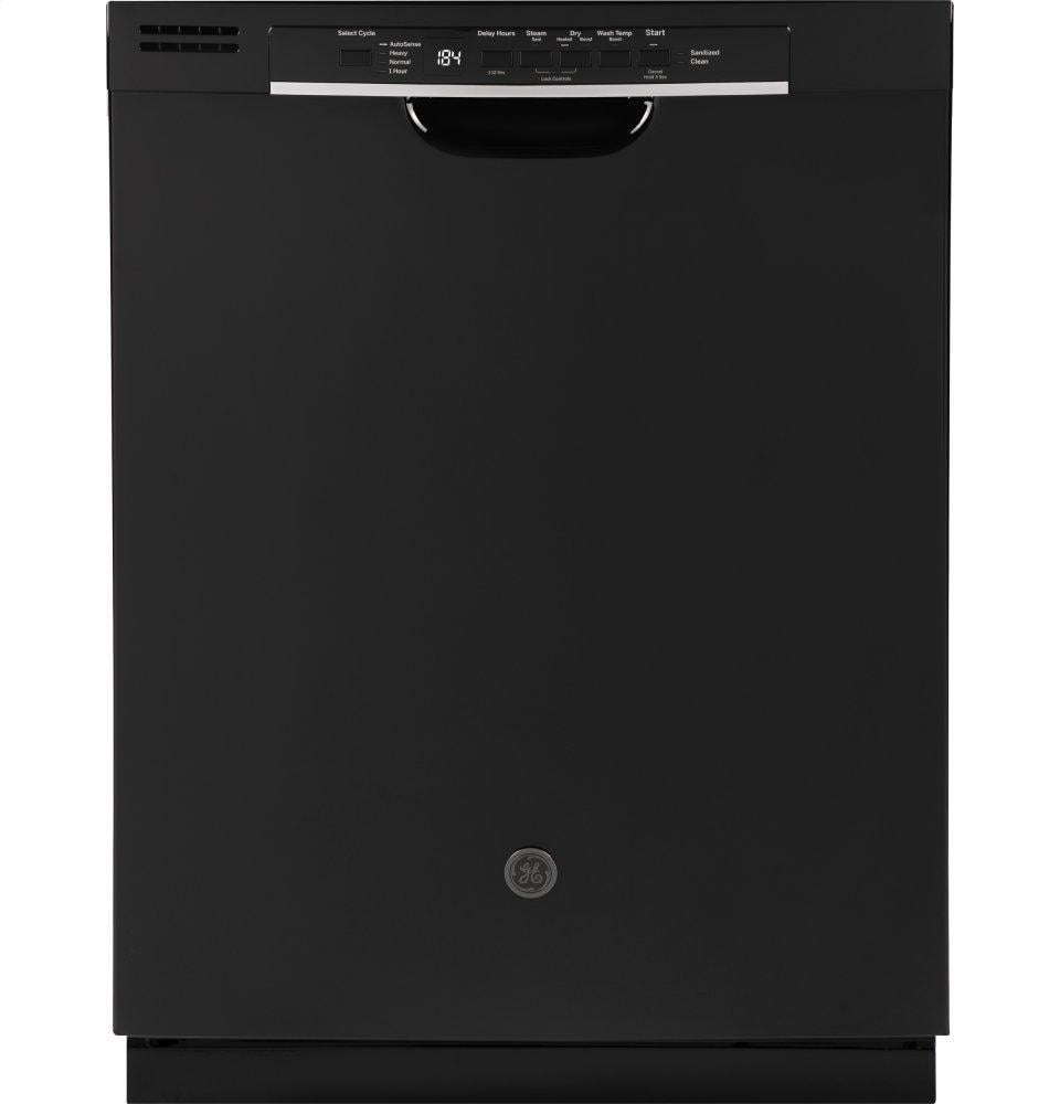 Ge Appliances GDF530PGMBB Ge® Front Control With Plastic Interior Dishwasher With Sanitize Cycle & Dry Boost