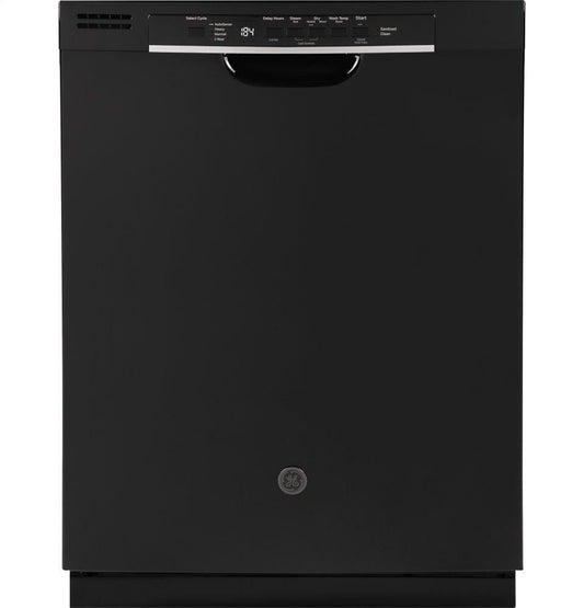 Ge Appliances GDF530PGMBB Ge® Front Control With Plastic Interior Dishwasher With Sanitize Cycle & Dry Boost