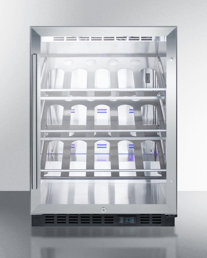 Summit SCR610BLCHCSS 24