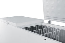 Summit SCFM252W Commercially Listed 26.66 Cu.Ft. Manual Defrost Chest Freezer In White With Stainless Steel Corner Guards