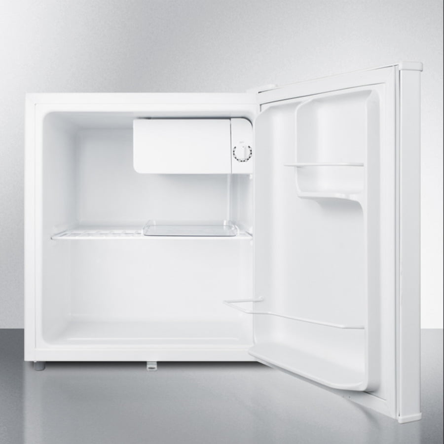 Summit S19LWH Compact Refrigerator-Freezer With Front-Mounted Lock For General Purpose Use; Replaces S19L