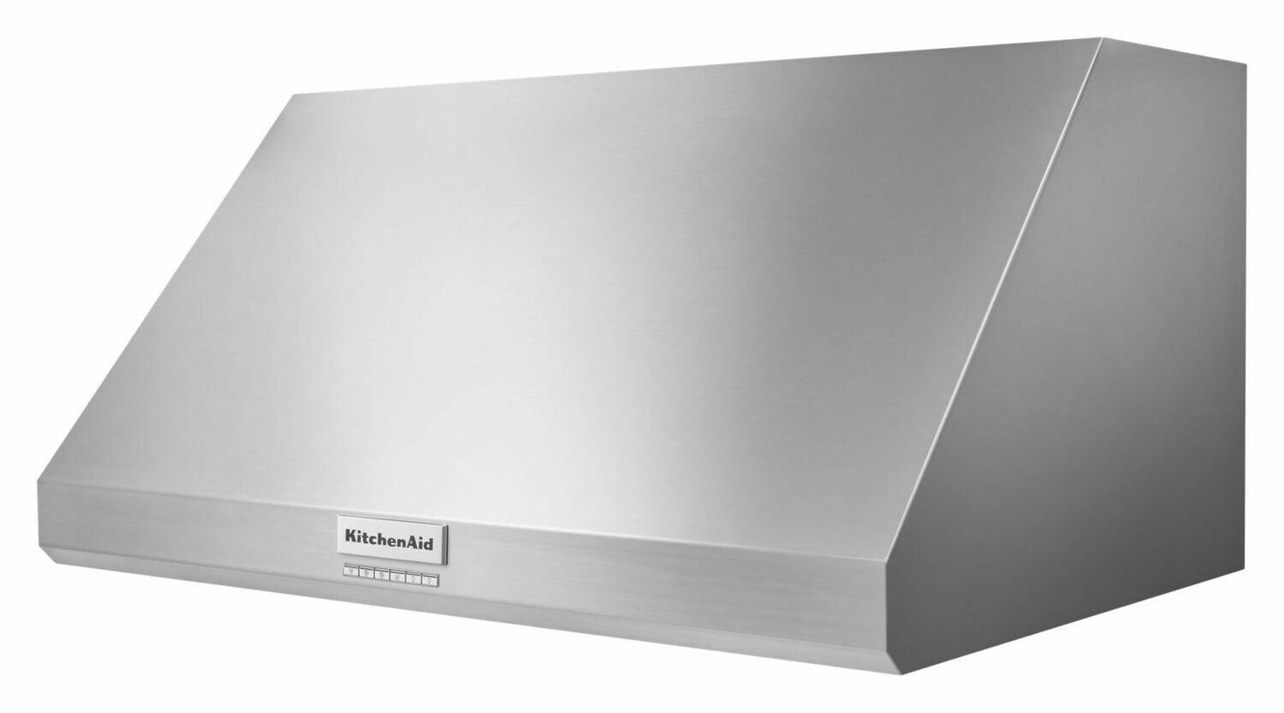 Kitchenaid KVWC906KSS 36" 585 Or 1170 Cfm Motor Class Commercial-Style Wall-Mount Canopy Range Hood - Stainless Steel
