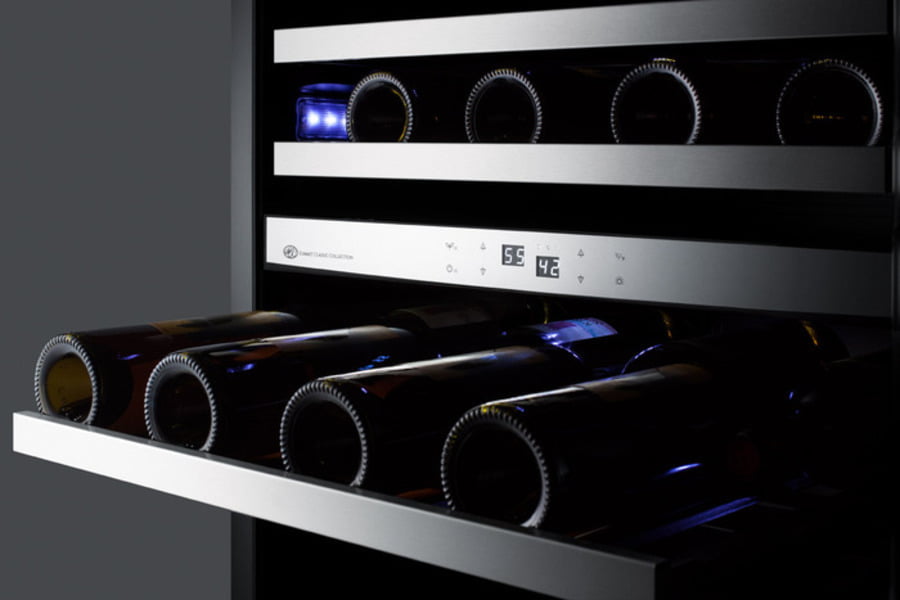 Summit CL24WC2 24" Wide Built-In Wine Cellar