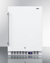 Summit SCFF52W Frost-Free Built-In Undercounter All-Freezer For Residential Or Commercial Use, With Digital Thermostat, Lock, And White Exterior Finish