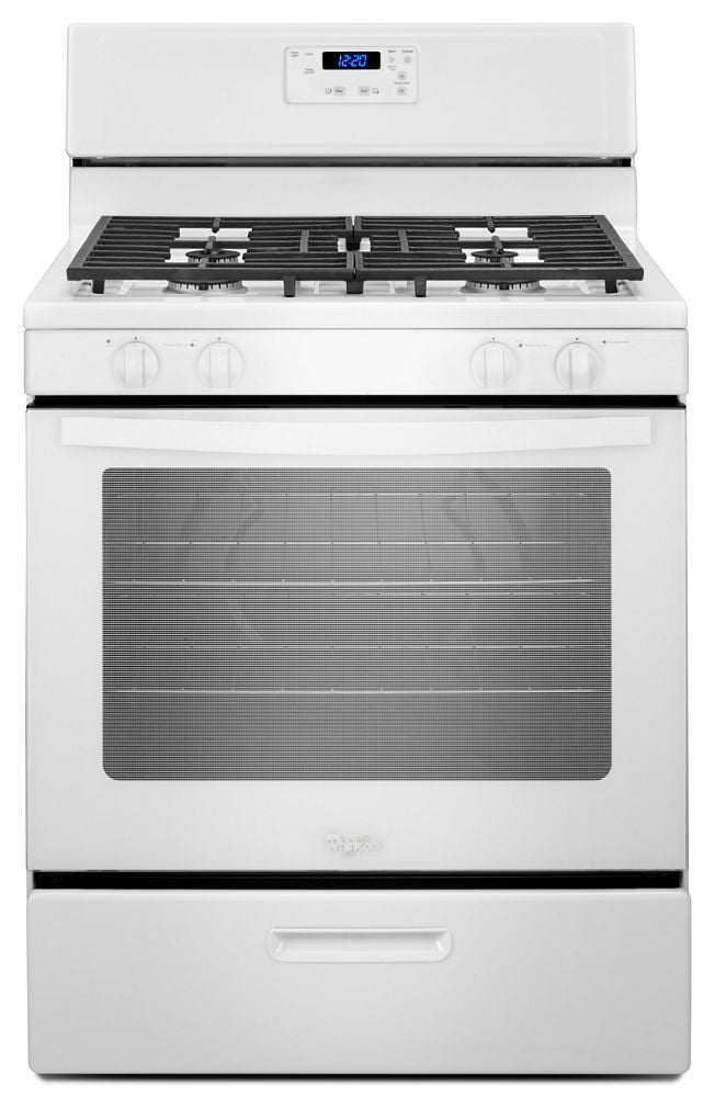 Whirlpool WFG320M0BW 5.1 Cu. Ft. Freestanding Gas Range With Under-Oven Broiler