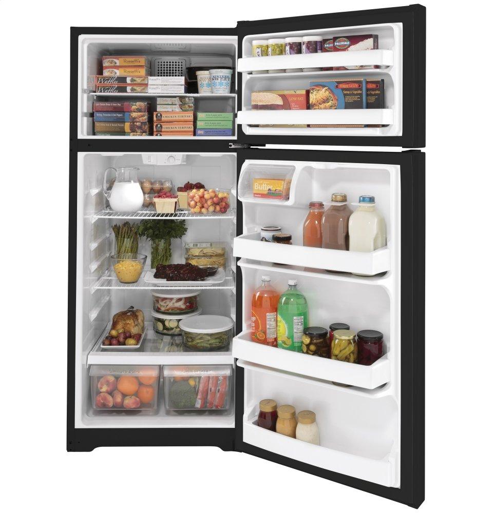 Ge Appliances GTE18DTNRBB Ge® Energy Star® 17.5 Cu. Ft. Top-Freezer Refrigerator