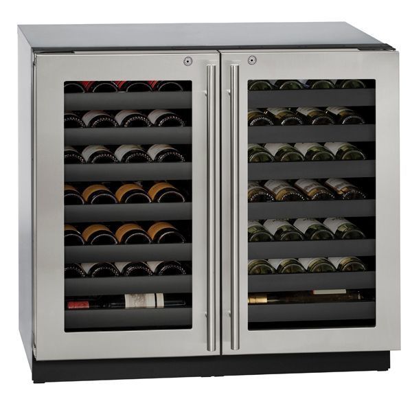 U-Line U3036WCWCS13B 3036Wcwc 36" Dual-Zone Wine Refrigerator With Stainless Frame Finish (115 V/60 Hz Volts /60 Hz Hz)