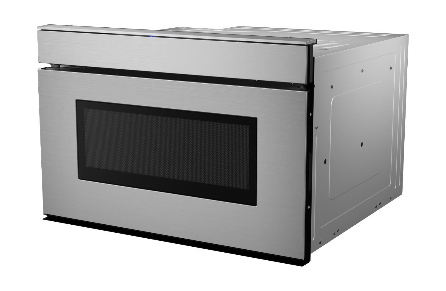 Sharp SMD2479JS 24 In. 1.2 Cu. Ft. 950W Sharp Stainless Steel Smart Easy Wave Open Microwave Drawer Oven
