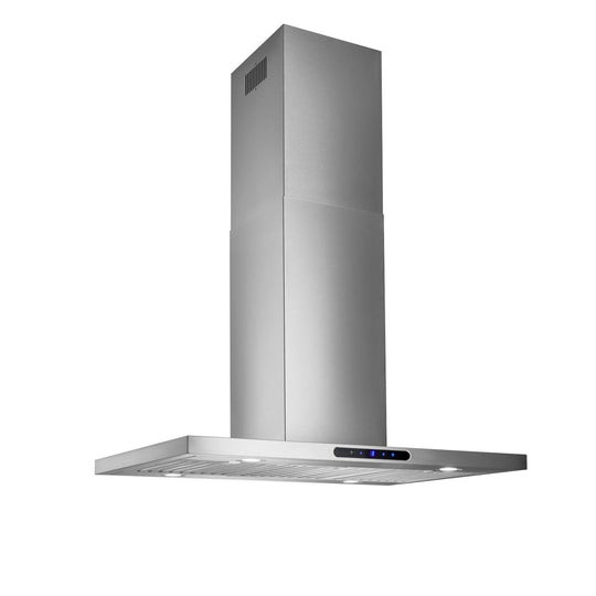 Broan EIT1366SS Broan® Elite 36-Inch T-Style Island Range Hood, 640 Max Blower Cfm, Stainless Steel, W/ Code Ready Technology