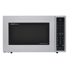 Sharp SMC1585BS 1.5 Cu. Ft. 900W Sharp Stainless Steel Carousel Convection + Microwave Oven