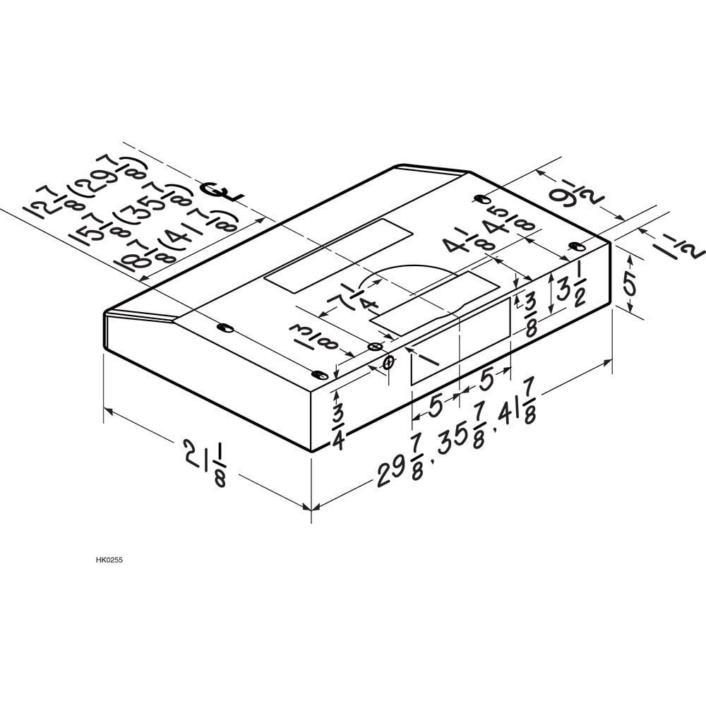 Broan TEN242SS Broan® Elite 42-Inch Convertible Under-Cabinet Range Hood, Stainless Steel