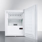 Summit FF28LWHVAC Compact Medical All-Refrigerator For Temperature Stable Medical Storage, With Digital Thermostat, Lock, Self-Closing Door, Temperature Alarm, And Internal Fan