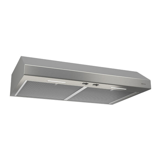 Broan BCSEK124SS Broan 24-Inch 300 Max Blower Cfm 1.5 Sones Stainless Steel Range Hood Energy Star® Certified