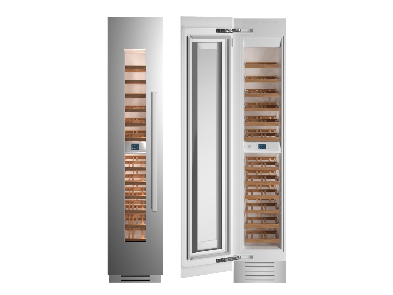 Bertazzoni REF18WCPIXL 18" Built-In Wine Cellar Column - Stainless - Left Hinge