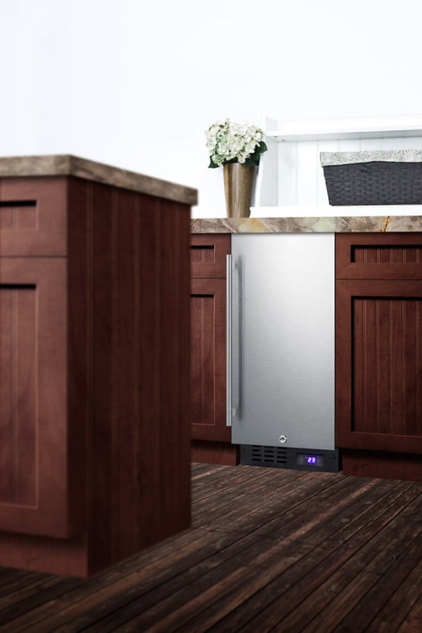 Summit SCFF1533BSS 15" Built-In All-Freezer