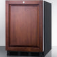Summit AL752LBLBIIF Ada Compliant Built-In Undercounter All-Refrigerator For General Purpose Use, Auto Defrost W/Integrated Door Frame For Overlay Panels, Lock, Black Cabinet