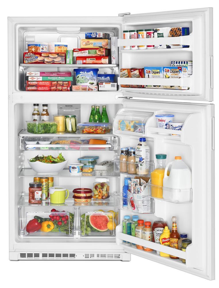 Maytag MRT311FFFH 33-Inch Wide Top Freezer Refrigerator With Powercold® Feature- 21 Cu. Ft.