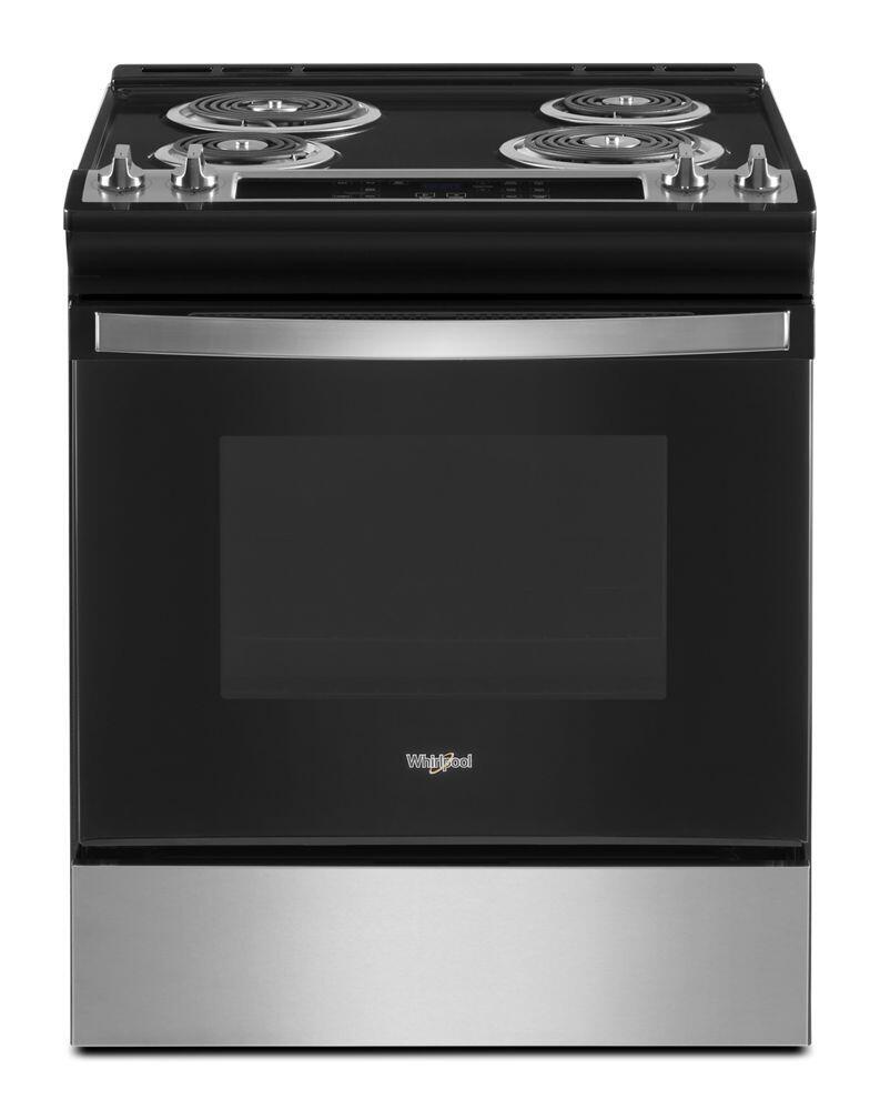 Whirlpool WEC310S0LS 4.8 Cu. Ft. Whirlpool® Electric Range With Frozen Bake&#8482; Technology