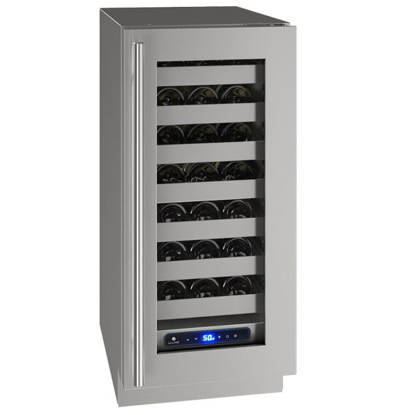 U-Line UHWC515SG51A Hwc515 15" Wine Refrigerator With Stainless Frame Finish And Left-Hand Hinge Door Swing (115 V/60 Hz Volts /60 Hz Hz)